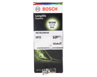 żarówka BOSCH W5W 12V 5W W2,1x9,5d 501 Longlife Daytime