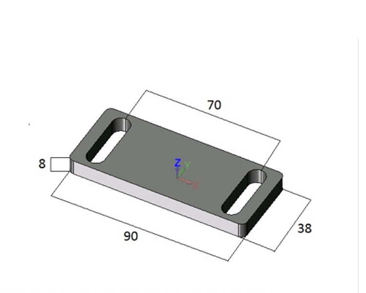 Dystans pod zaczep szyby tylnej