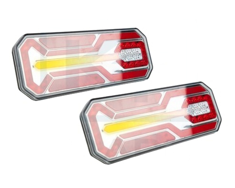 Zestaw lamp LED tylnych zespolona 5 funkcji z dynamicznym kierunkowskazem