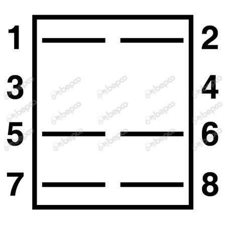 włącznik, przełącznik 42x22mm 2 położenia 6 PIN