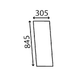 szyba do ciągnika Fendt - boczna stała F380810110240