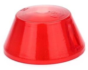 Klosz lampy niski WE-92 czerwony