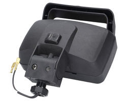 lampa robocza halogenowa H3 z wyłącznikiem WESEM LPR3.21362 156x92mm