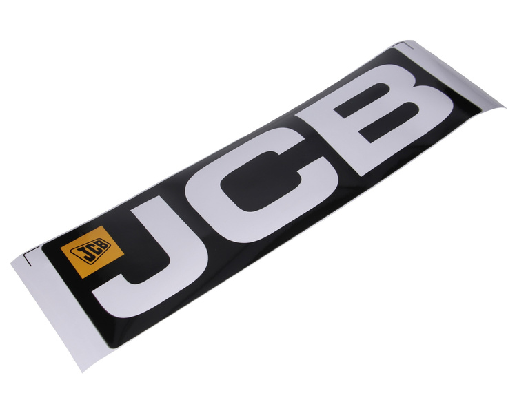 naklejka, logo na maskę koparka JCB 4CX sitemaster