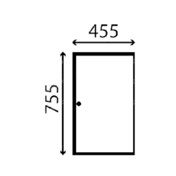 szyba do ładowarki teleskopowej Claas - tylna lewa 03223600