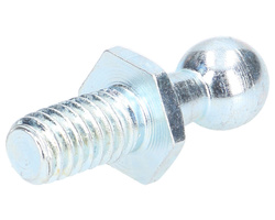 sworzeń kulisty siłownika gazowego 10mm - 5/16" długość gwintu 14mm