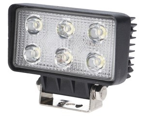 Lampa robocza 6 LED prostokątna 1200Lm 110x61mm 18W 6000K TT TECHNOLOGY