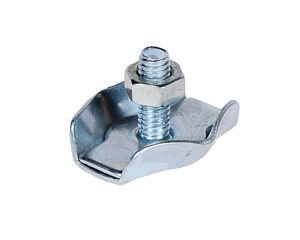 Zacisk liny siodełkowy fi 3 pojedynczy ocynkowany