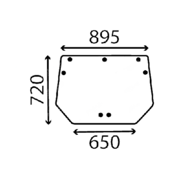 szyba - tylna 134701530