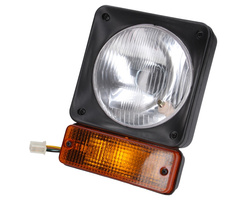 lampa przednia z kierunkowskazem JCB 12V stara kabina 700/21100 22238558