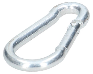 Karabińczyk metalowy klasyczny 4x40mm stalowy