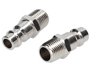 Złączka do narzędzi pneumatycznych gwint 1/4 PT 2 szt w komplecie Waryński