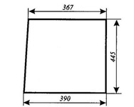 szyba do ciągnika Zetor - przednia dolna 69117948 (207)