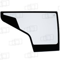 szyba CAT - boczna prawa dolna 390-2332 (3740)