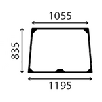 szyba Landini - przednia 3647694M1