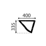 szyba - boczna dolna lewa 85801631 (3164)