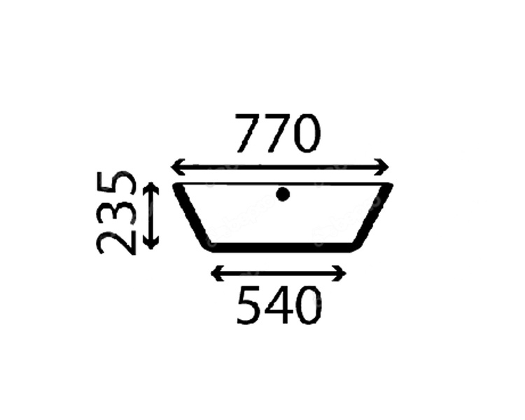 szyba Landini Globus, Massey Ferguson 2200 - tylna dolna 3647658M1