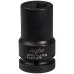 Klucz nasadowy nasadka udarowa 1" 6-kąt długa 24 mm MJW
