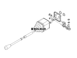 Joystick przyłączeniowy bez przycisku do rozdzielacza hydraulicznego 40L [JOY-ROZ-40L]