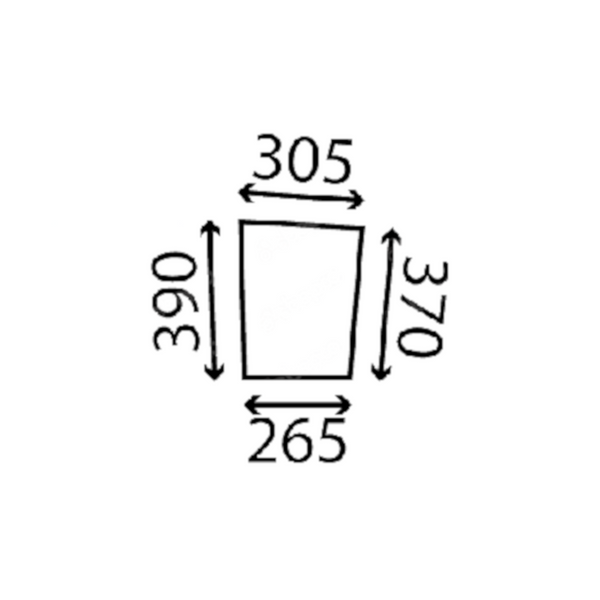 szyba JCB - przednia dolna 827/20219