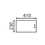 szyba Landini, Massey Ferguson - tylna dolna 3535270M1