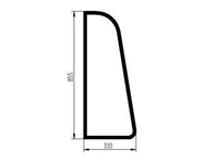 szyba wózek widłowy Manitou MC - boczna lewa 561093 (5133)