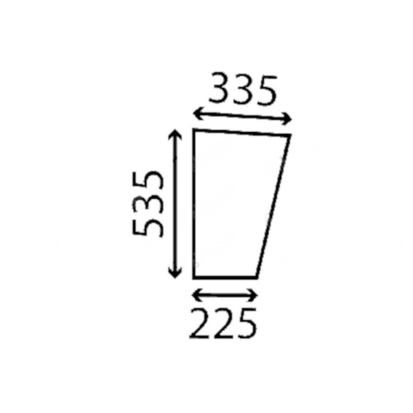 szyba Deutz-Fahr - przednia dolna FRA-0505102640