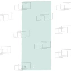 szyba CAT - drzwi górna tylna przesuwana 378-6572 (4195)