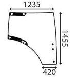 szyba do ciągnika John Deere - drzwi prawe L212968 (3120)