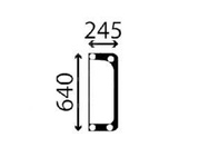 szyba ładowarka Merlo Multi Farmer, Panoramic - tylna prawa 055403 (1738)