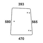 szyba do ciągnika Fendt - boczna 247811040010
