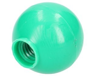 gałka dźwigni fi 32mm, M10 zielona