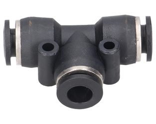 szybkozłącze pneumatyczne trójnik fi 6mm tekalan plastik