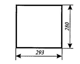szyba do ciągnika C-330 Kunów nowy i stary typ - tylna dolna (472)
