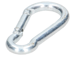 Karabińczyk metalowy klasyczny 4x40mm stalowy