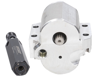 Pompa hydrauliczna Zetor 10/70.114.610 aluminiowa wzmocniona + zawór bezpieczeństwa