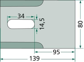 skrobak wału doprawiającego Breviglieri metalowy 0032811