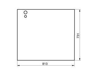 szyba Volvo - przednia górna 15018090 (1975)