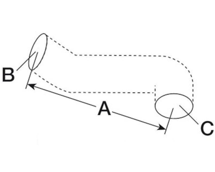 Przewód chłodnicy dolny Perkins Massey Ferguson 194737M1