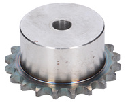Koło zębate hartowane z kołnierzem 06B-1 (R1 3/8) Z-20 Waryński