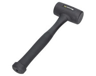 Młotek gumowy czarny bezodrzutowy 680 g trzonek z włókna szklanego Waryński