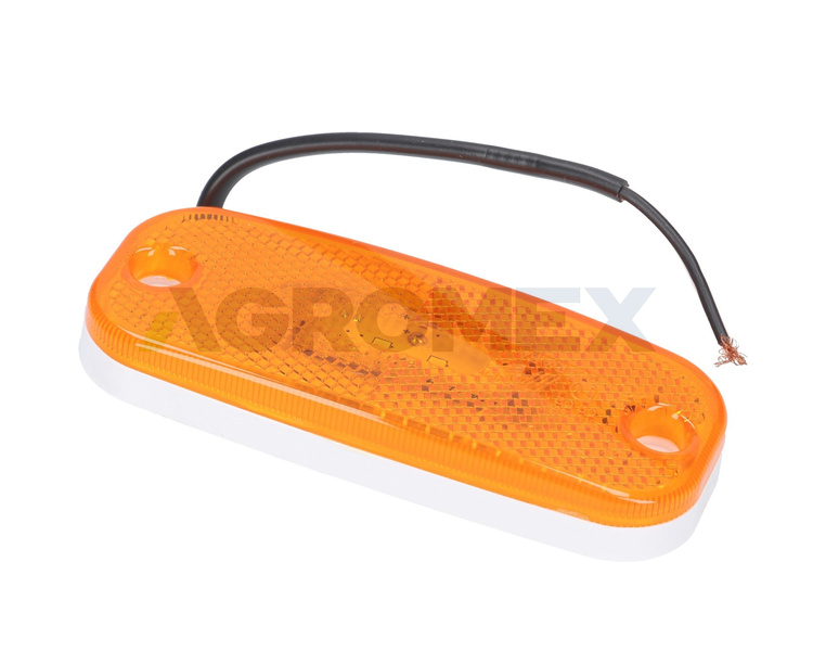 Lampa obrysowa LED pomarańczowa 12/24V 110x45x15