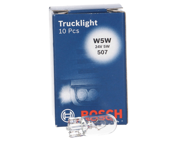 żarówka BOSCH W5W 24V 5W W2,1x9,5d 507 Trucklight
