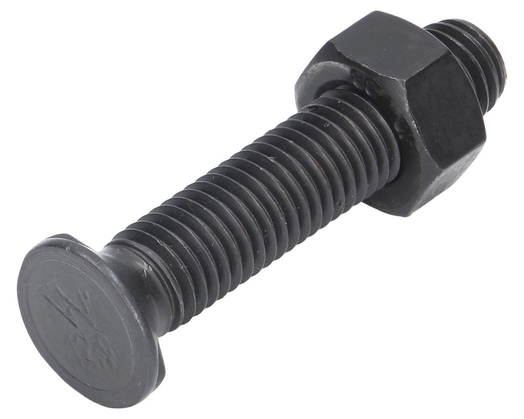 Śruba kpl. płużna dwunoskowa M12x60 mm kl.12.9 Waryński 