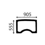 szyba Case - dachowa 225528A3