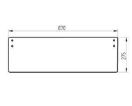 szyba Case - przednia dolna F2447009 (2150)