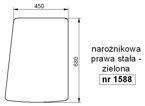 szyba Case Farmall C 55 65 75 85 95 105 - boczna prawa stała (1588)