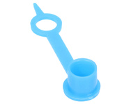 Osłonka smarowniczki M6 kolor niebieski TEGER