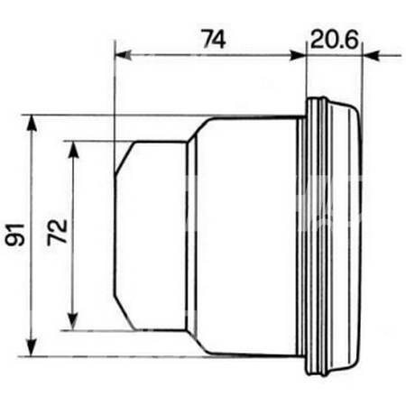 lampa przednia John Deere AL75338