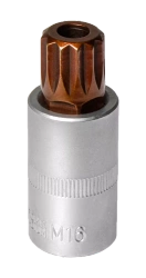 Nasadka wielozębna 1/2" SPLINE M16 z otworem MJW